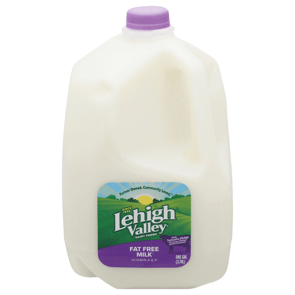 Lehigh Valley Dairy Pure Fat Free Milk