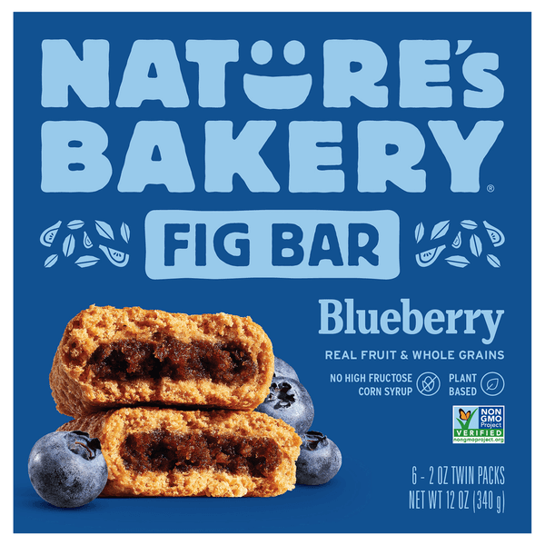 Natures Bakery Fig Bar Stone Ground Whole Wheat Blueberry