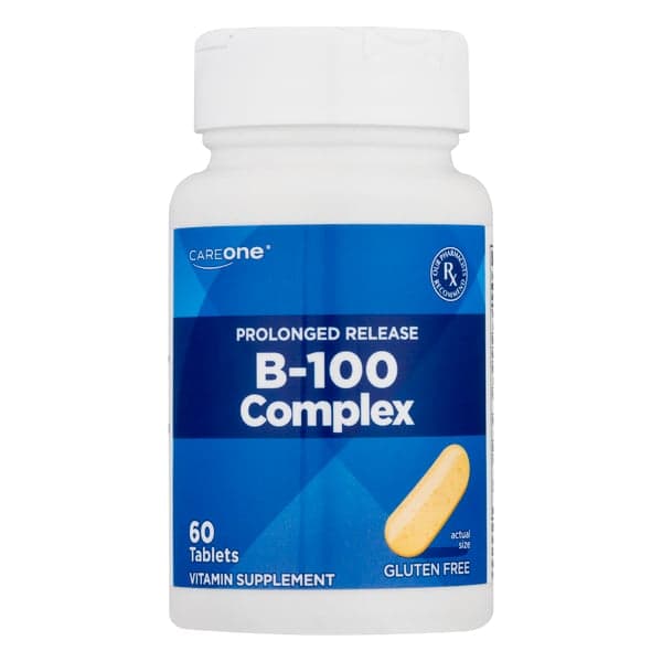 Careone B-100 Complex Prolonged Release Tablets Gluten Free