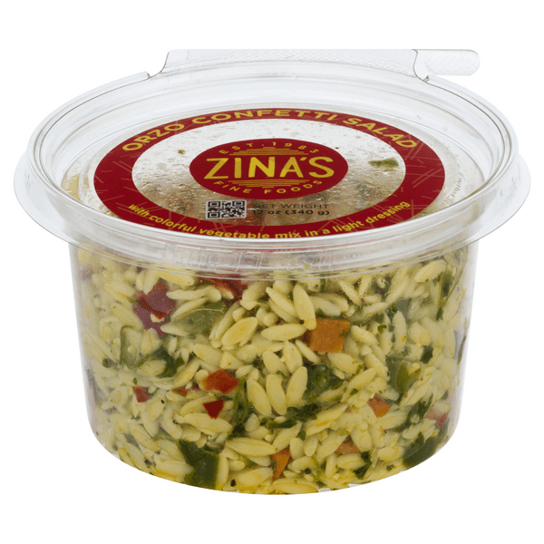 Zina'S Salads Orzo Confetti