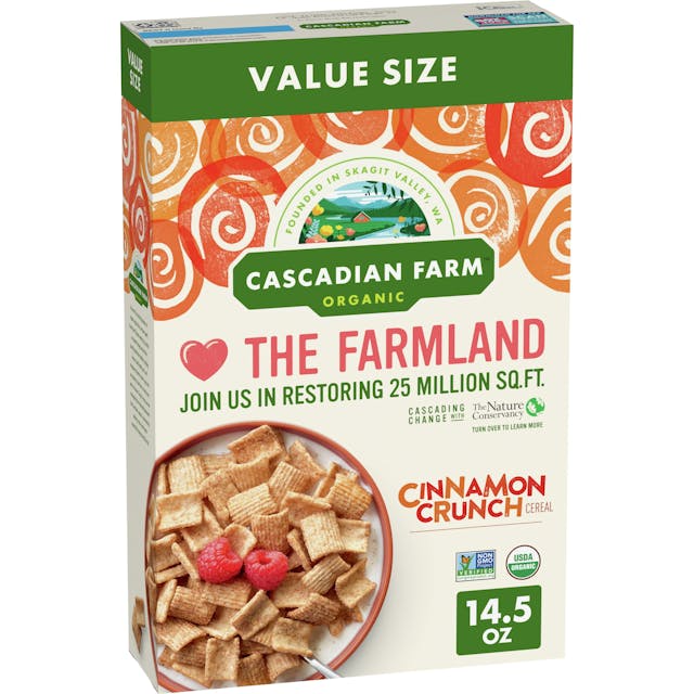 Is it Vegan? Cascadian Farm Organic Cereal, Cinnamon Crunch