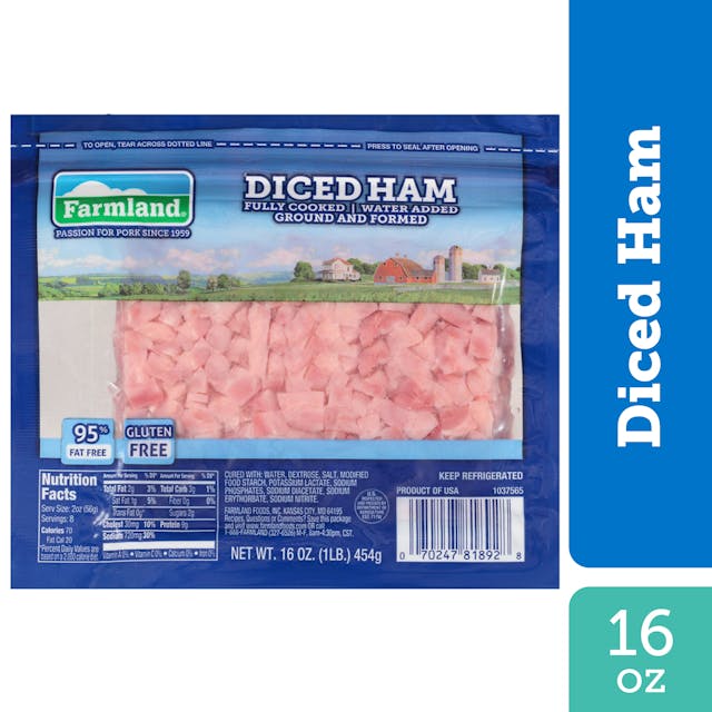 Is it Milk Free? Farmland Fully Cooked Diced Ham