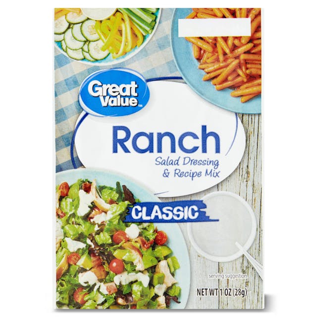 Is it Low Residue Friendly? Great Value Classic Ranch Salad Dressing & Recipe Mix