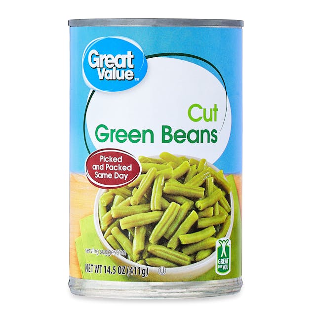 Great Value Canned Cut Green Beans