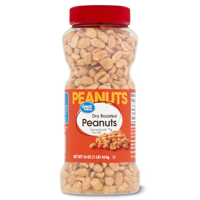 Great Value Dry Roasted Peanuts