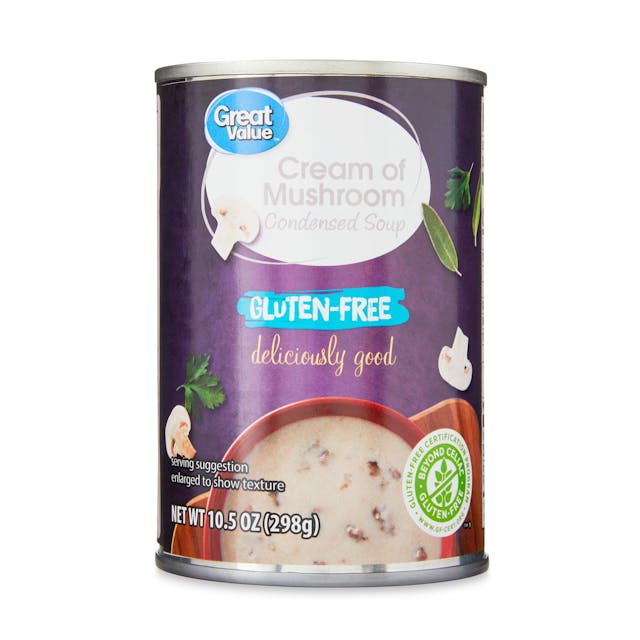 Is it Vegan? Great Value Gluten Free Cream Of Mushroom Condensed Soup