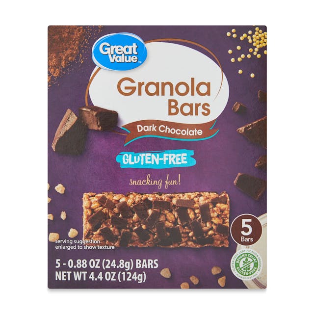 Is it Milk Free? Great Value Gluten-free Dark Chocolate Granola Bars