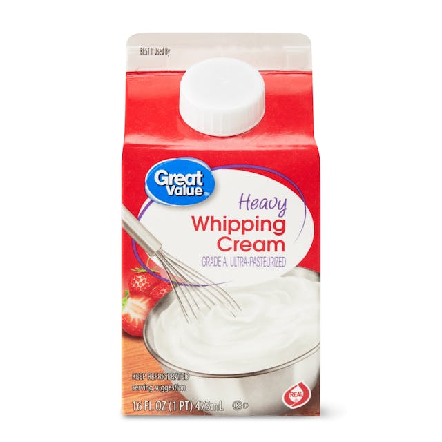 Is it Milk Free? Great Value Ultra-pasteurized Real Heavy Whipping Cream