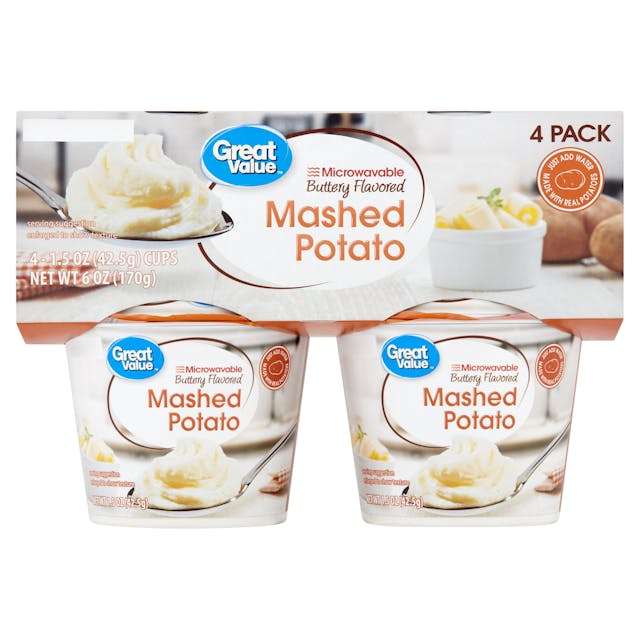 Is it Low Residue Friendly? Great Value Microwavable Buttery Flavored Mashed Potato