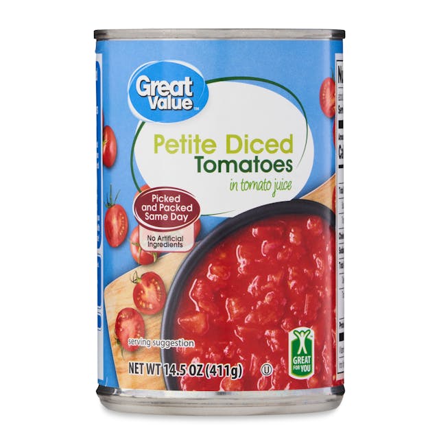 Is it Peanut Free? Great Value Petite Diced Tomatoes In Tomato Juice