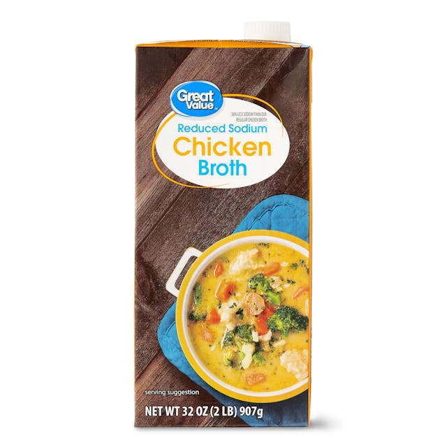 Is it Black Pepper Free? Great Value Reduced Sodium Chicken Broth, Carton