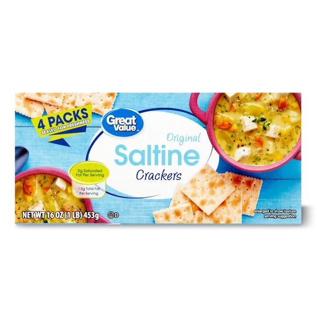 Is it Pescatarian? Great Value Saltine 16z