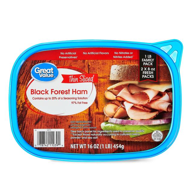 Is it MSG Free? Great Value Thin Sliced Black Forest Ham