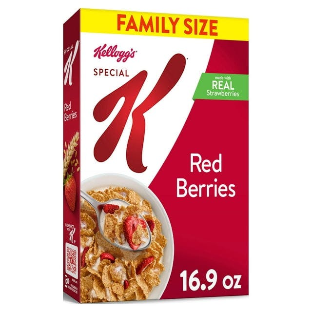 Special K Breakfast Cereal Made With Real Strawberries Red Berries