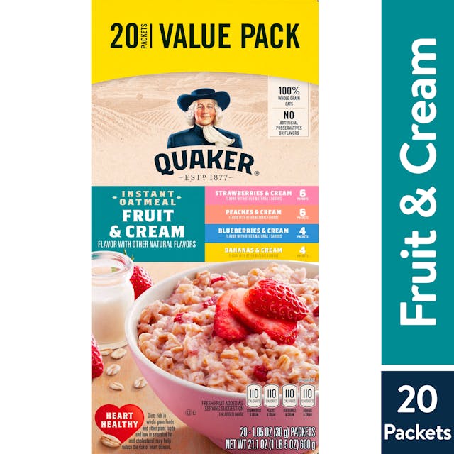 Is it Gluten Free? Quaker, Instant Oatmeal, Strawberry, Blueberry, Peach & Banana, 20 Packets