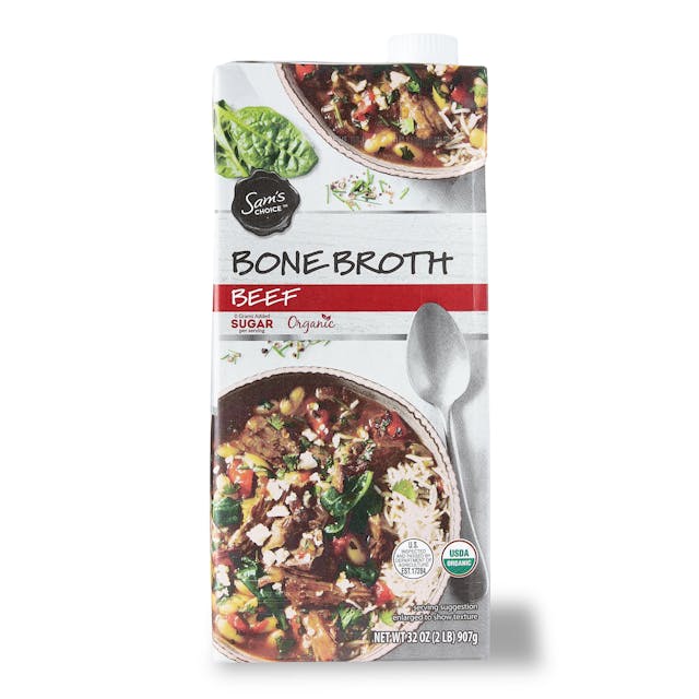 Sam's Choice Organic Bone Broth, Beef