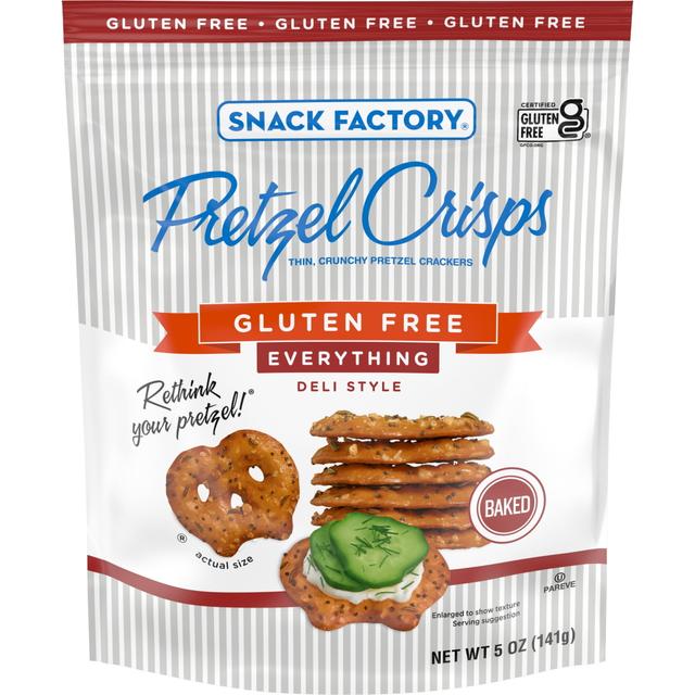 Is it Corn Free? Snack Factory Pretzel Crisps Deli Style Gluten Free Everything