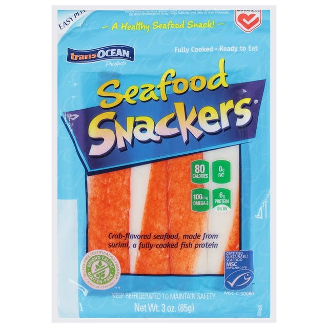 Is it Alpha Gal friendly? Trans-ocean Seafood Snackers Imitation Crab