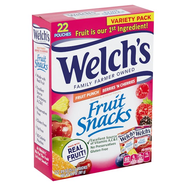 Is it Vegetarian? Welchs Fruit Snacks Fruit Punch And Berries N Cherries Fat Free