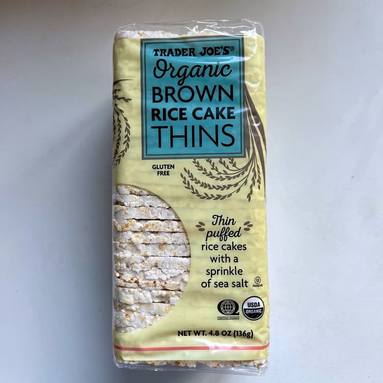 Trader Joe's Organic Brown Rice Cake Thins