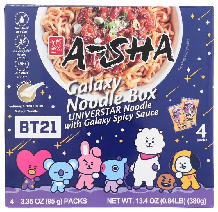 A-Sha Bt21 Galaxy Noodle