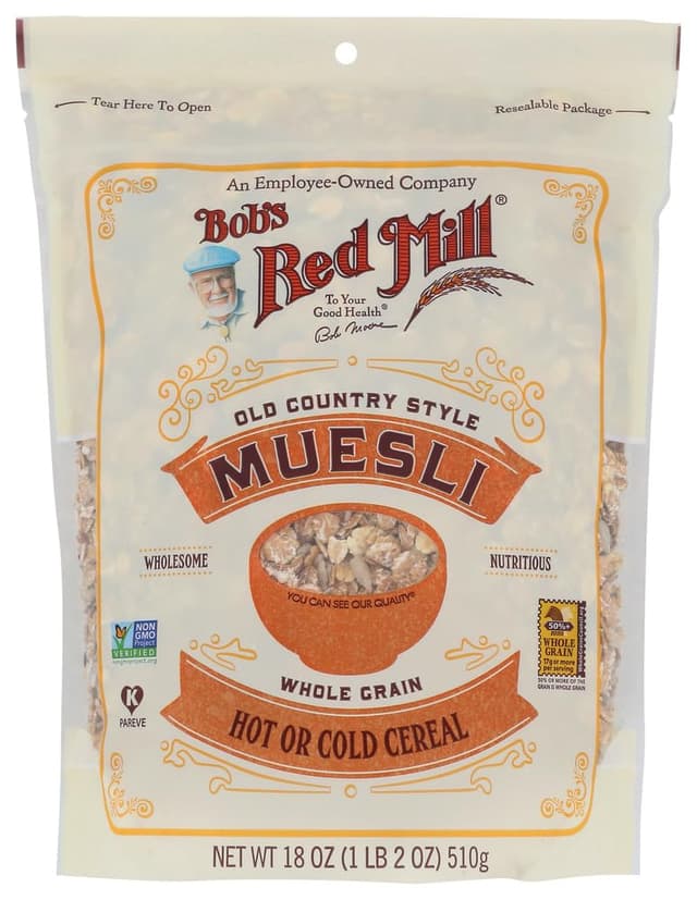 Is it Seed Oil Free? Bobs Red Mill Cereal Muesli Hot Cold Old Country Style