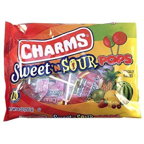 Charms Sweet N Sour Pops