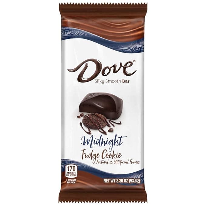 Dove Dove Midnight Chocolate Fudge Cookie Candy Bar