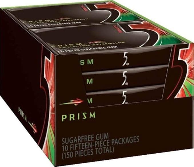 Wrigley'S Watermelon Prism Sugarfree Gum