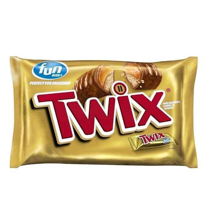 Twix Caramel Fun Size Chocolate Cookie Bar Candy Bag