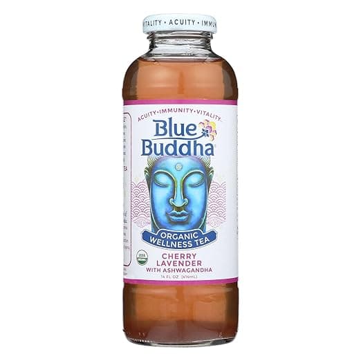 Blue Buddha Wellness Tea, Organic, Cherry Lavender With Ashwagandha
