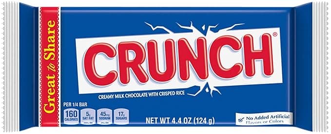 Crunch Candy Bar. Wrapper