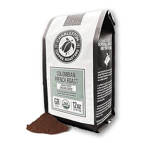 Charleston Coffee Roasters Ground Colombian French Roast Coffee