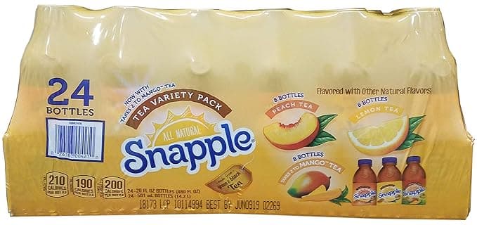 Snapple, Tea, Variety