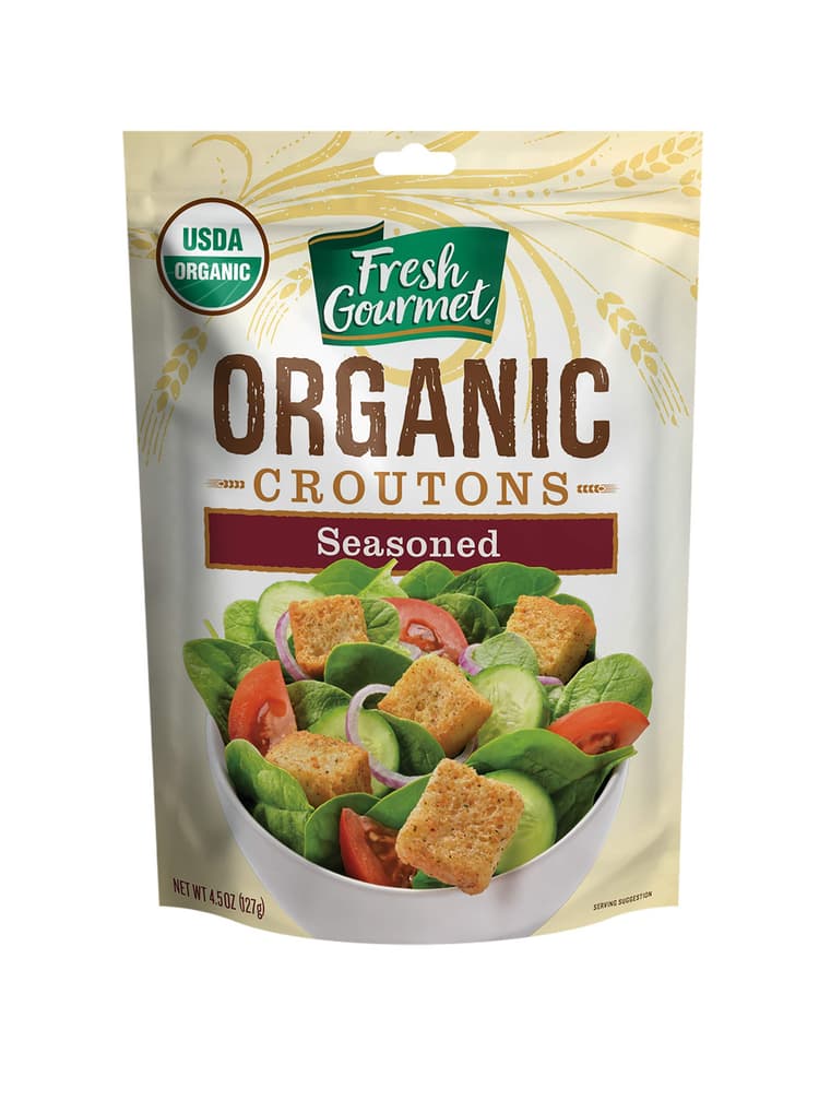 Fresh Gourmet Croutons Seasoned Organic