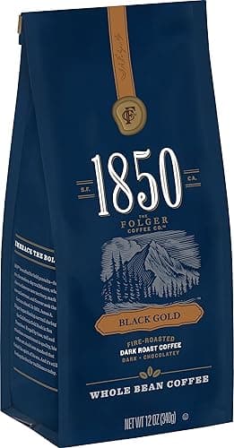 Folgers 1850 Black Gold Whole Bean