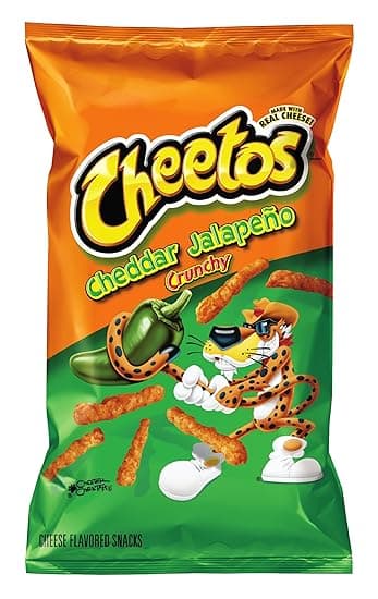 Cheetos Cheese Flavored Snacks, Crunchy, Cheddar Jalapeno