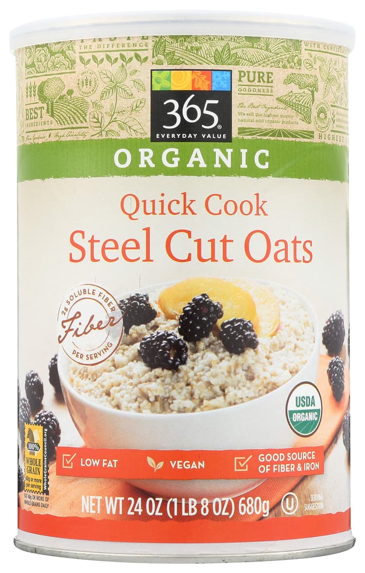 365 Everyday Value Organic Quick Cook Steel Cut Oats
