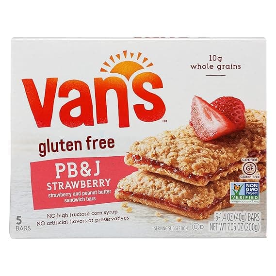 Van'S, Pb&J Strawberry And Peanut Butter Sandwich Bars