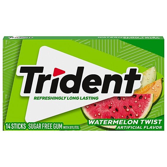 Is it MSG free? Trident Gum Sugarfree With Xylitol Watermelon Twist