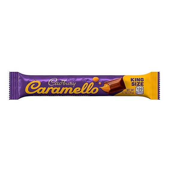 Is it Dairy Free? Cadbury, Caramello Milk Chocolate And Creamy Caramel King Size Candy, Bar