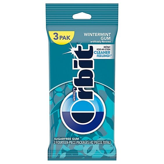 Is it Soy Free? Orbit Sugar Free Chewing Gum Wintermint Multipack