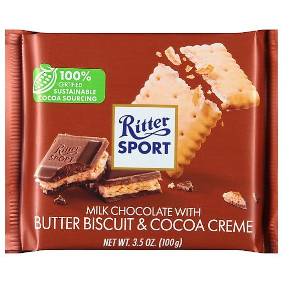 Is it Egg Free? Ritter Chocolate - Milk With Butter Biscuit