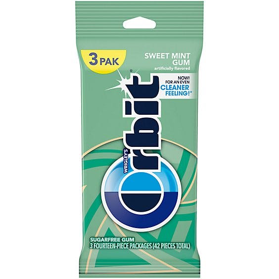 Is it Wheat Free? Orbit Sweet Mint Sugarfree Gum, 3 Packs