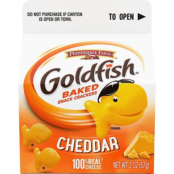 Is it Paleo? Pepperidge Farm Goldfish Crackers Baked Snack Cheddar Carton