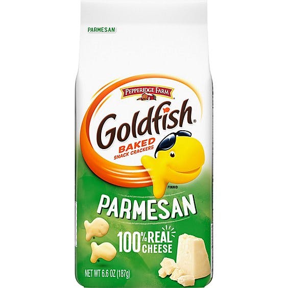 Goldfish Crackers Baked Snack Parmesan
