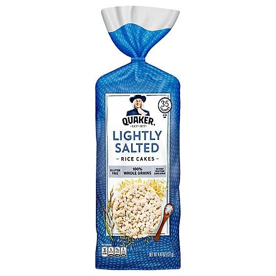 Is it Lactose Free? Quaker Rice Cakes Gluten Free Lightly Salted