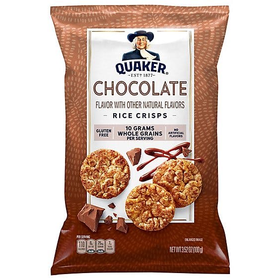 Is it Pregnancy Friendly? Quaker Popped Rice Crisps Gluten Free Chocolate