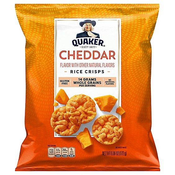 Is it Soy Free? Quaker Popped Rice Crisps Cheddar Cheese