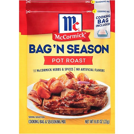 Is it Vegan? Mccormick Bag 'n Season Pot Roast Cooking & Seasoning Mix